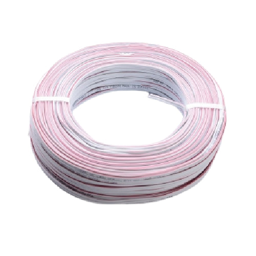 2x1,5 mm Beyaz Yassı Kordon Kablo 100 metre