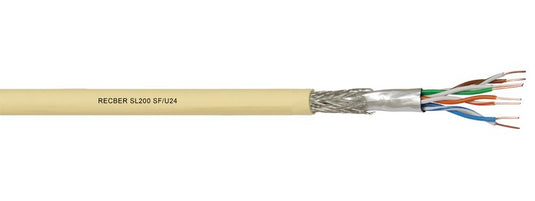 Reçber SL200 U24 PE Cat5e U/UTP 4X2X24AWG Kablo 100m
