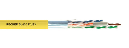 Reçber SL400 U23 PE Cat6 U/UTP 4X2X23AWG Kablo 100m