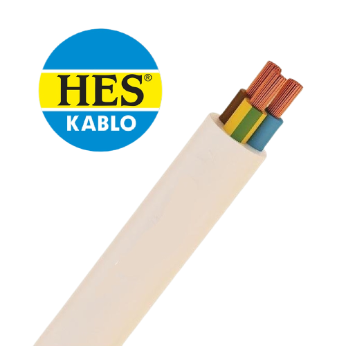 Hes H05VV-F 3x1 mm NYMHY TTR Enerji Kablosu 100 Metre