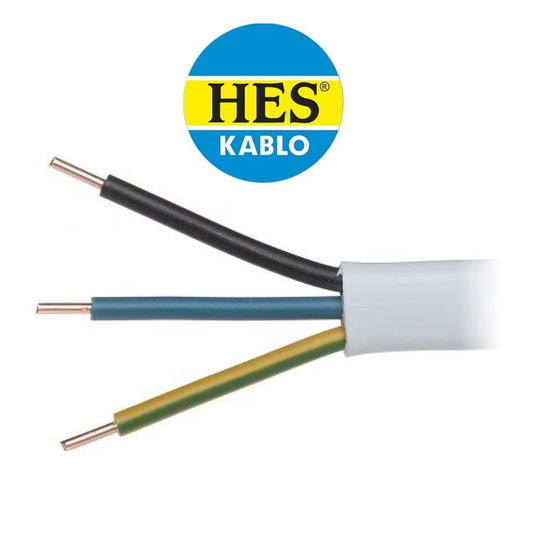 Hes 3x2,5 mm NYM (NVV) Antigron Enerji Kablosu 100 Metre