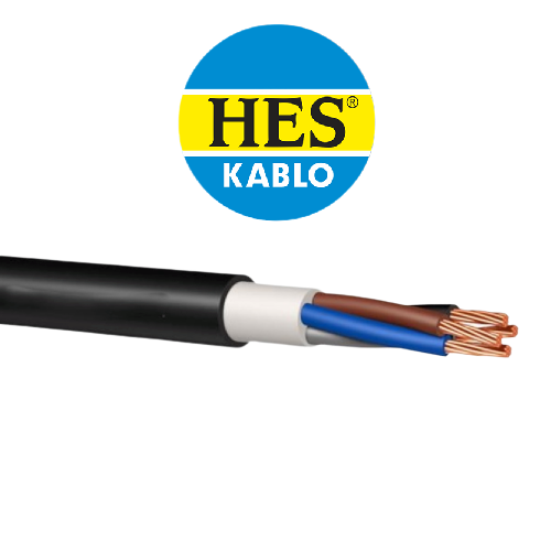 Hes H05VV-F 4x25 mm NYMHY TTR Enerji Kablosu 1 Metre