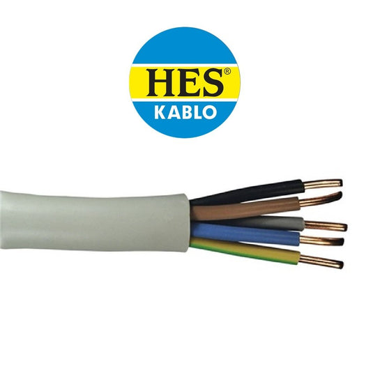 Hes 5x4 mm NYM (NVV) Antigron Enerji Kablosu 100 Metre