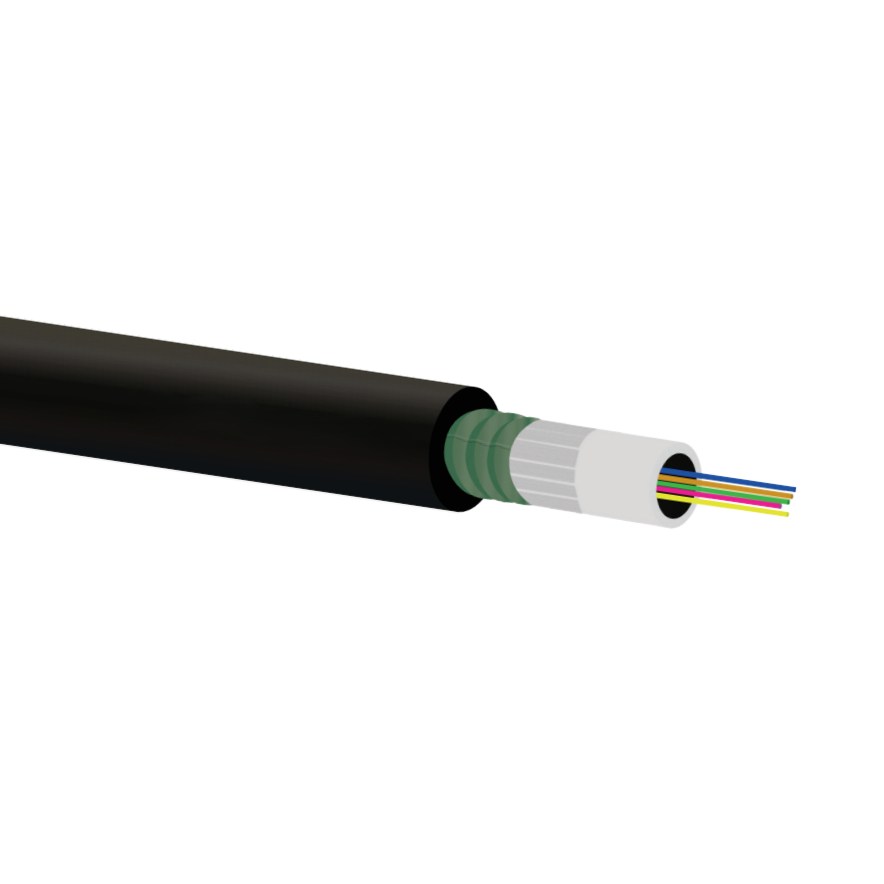 8 Core Fiber Optik Kablo OM2 100 Metre