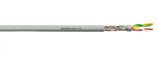 Reçber 2x2x1,5 LIHCH TP Sinyal ve Kontrol Kablosu Halogen Free 100 Metre