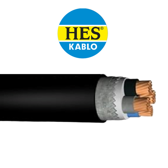 Hes 4x120 YVZ3V-R NYFGBY Çelik Zırhlı Alçak Gerilim Enerji Kablosu 1 Metre