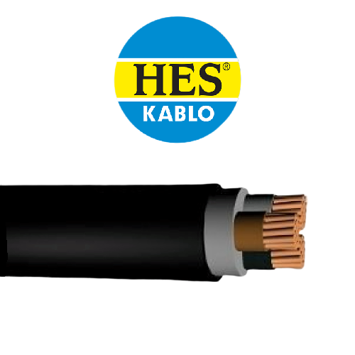 Hes 2x1,5 NYY (YVV) Alçak Gerilim Enerji Kablosu 1 Metre