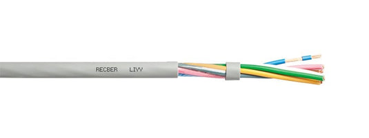 Reçber 2x1 LIHH Sinyal Ve Kontrol Kablosu Halogen Free 100 Metre